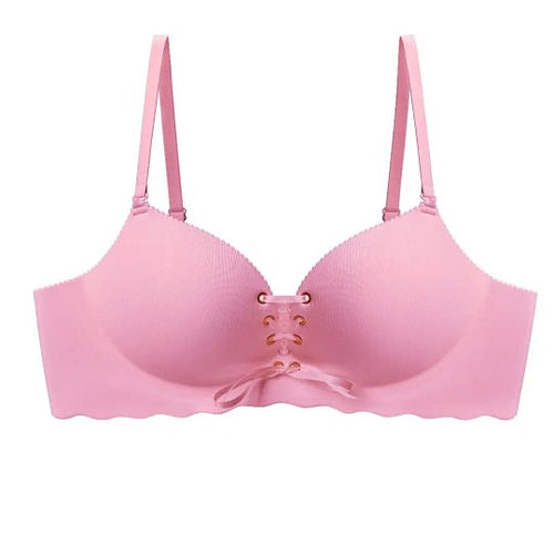 Drawstring Push Up Bra