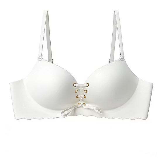Drawstring Push Up Bra