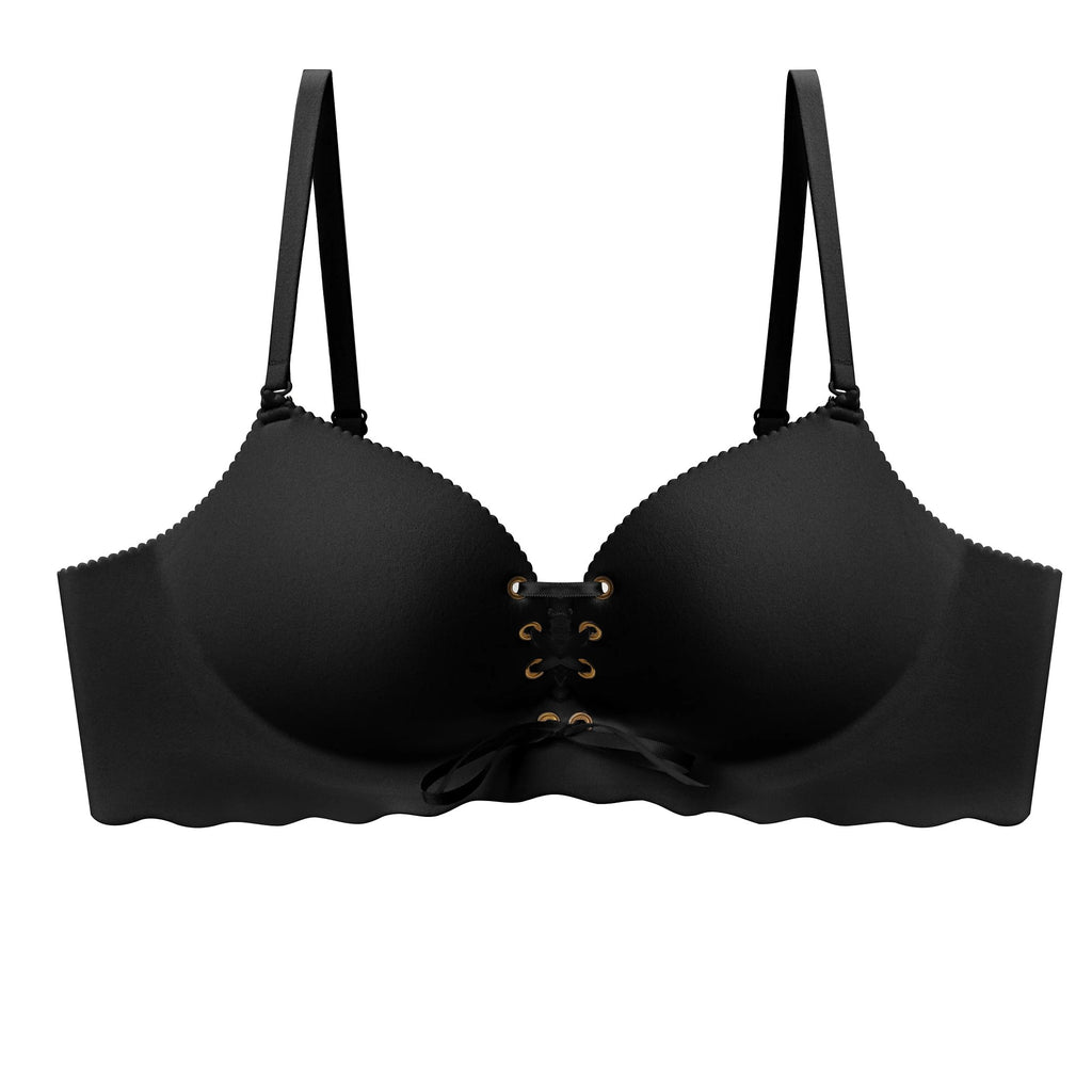 Drawstring Push Up Bra